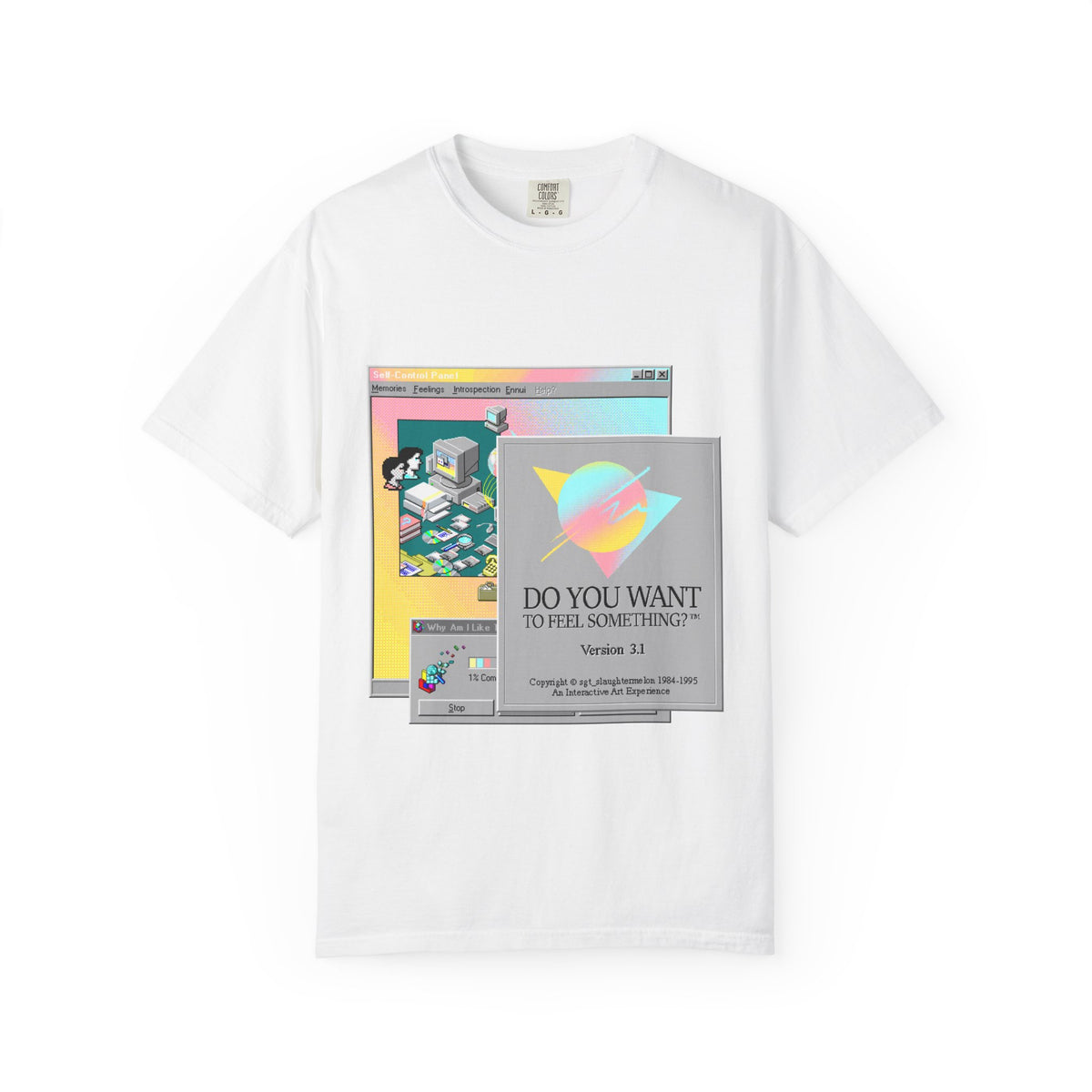 "Do You Want to Feel Something?" Graphic Tee