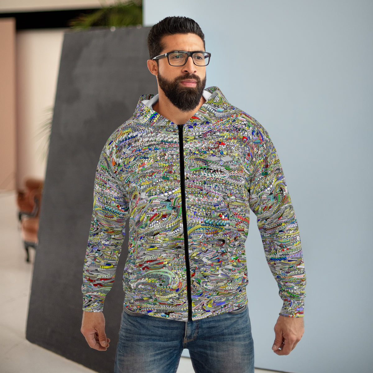 WOW - Zip-up Hoodie